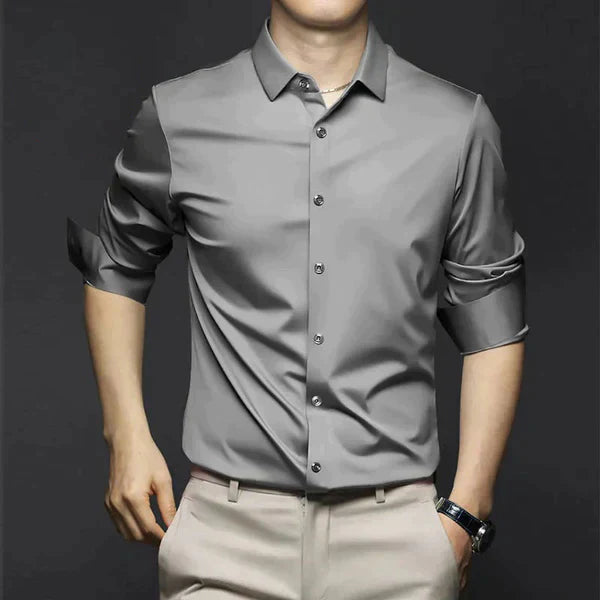 Men's Wrinkle-Resistant Long-Sleeve Shirt