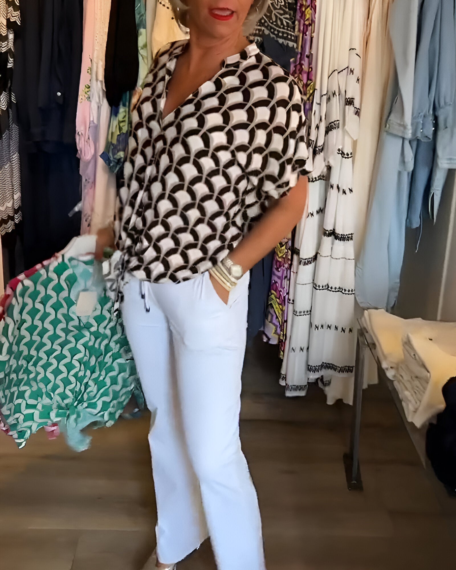 Casual Blouse for Effortless Elegance and Comfortable Style