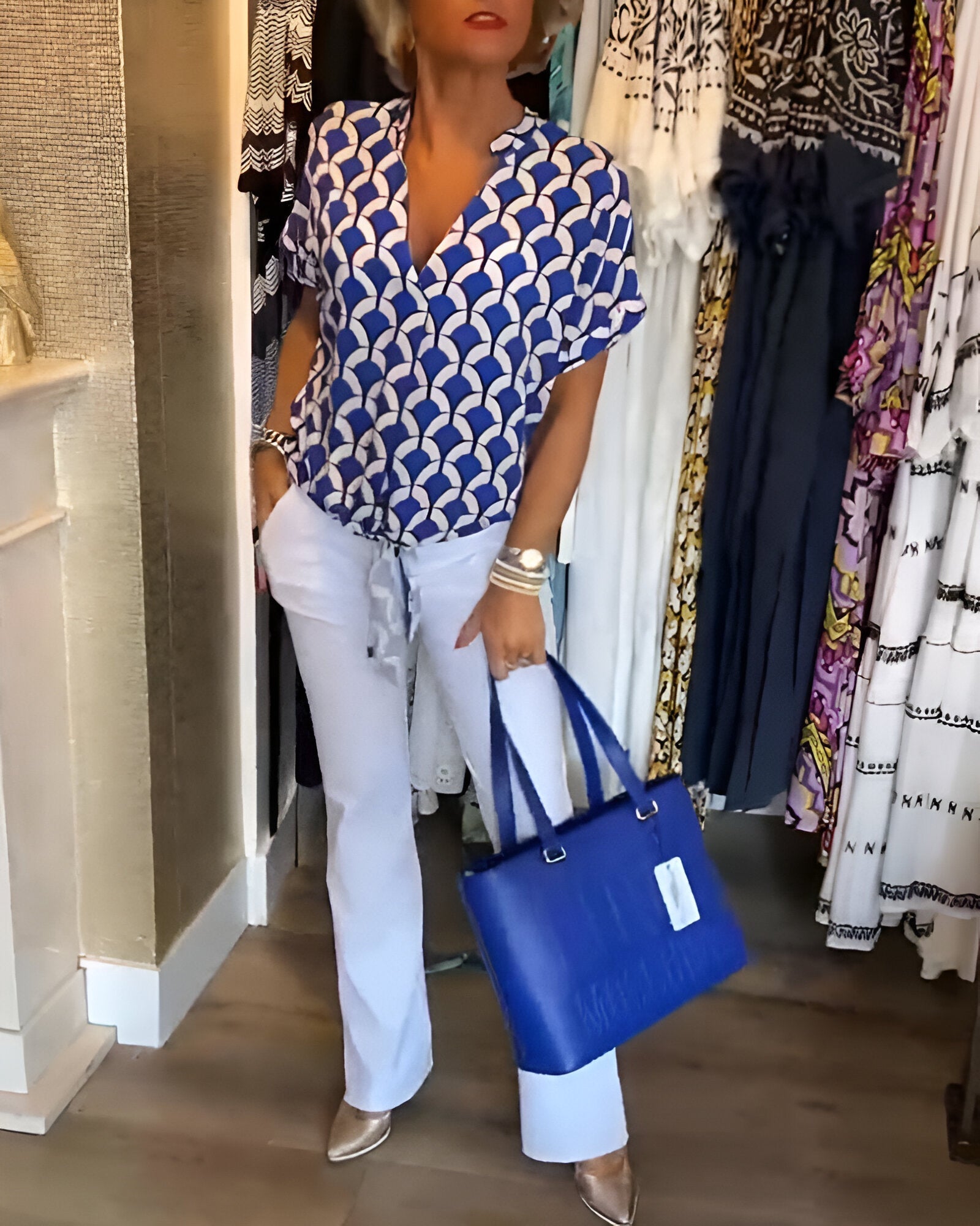 Casual Blouse for Effortless Elegance and Comfortable Style