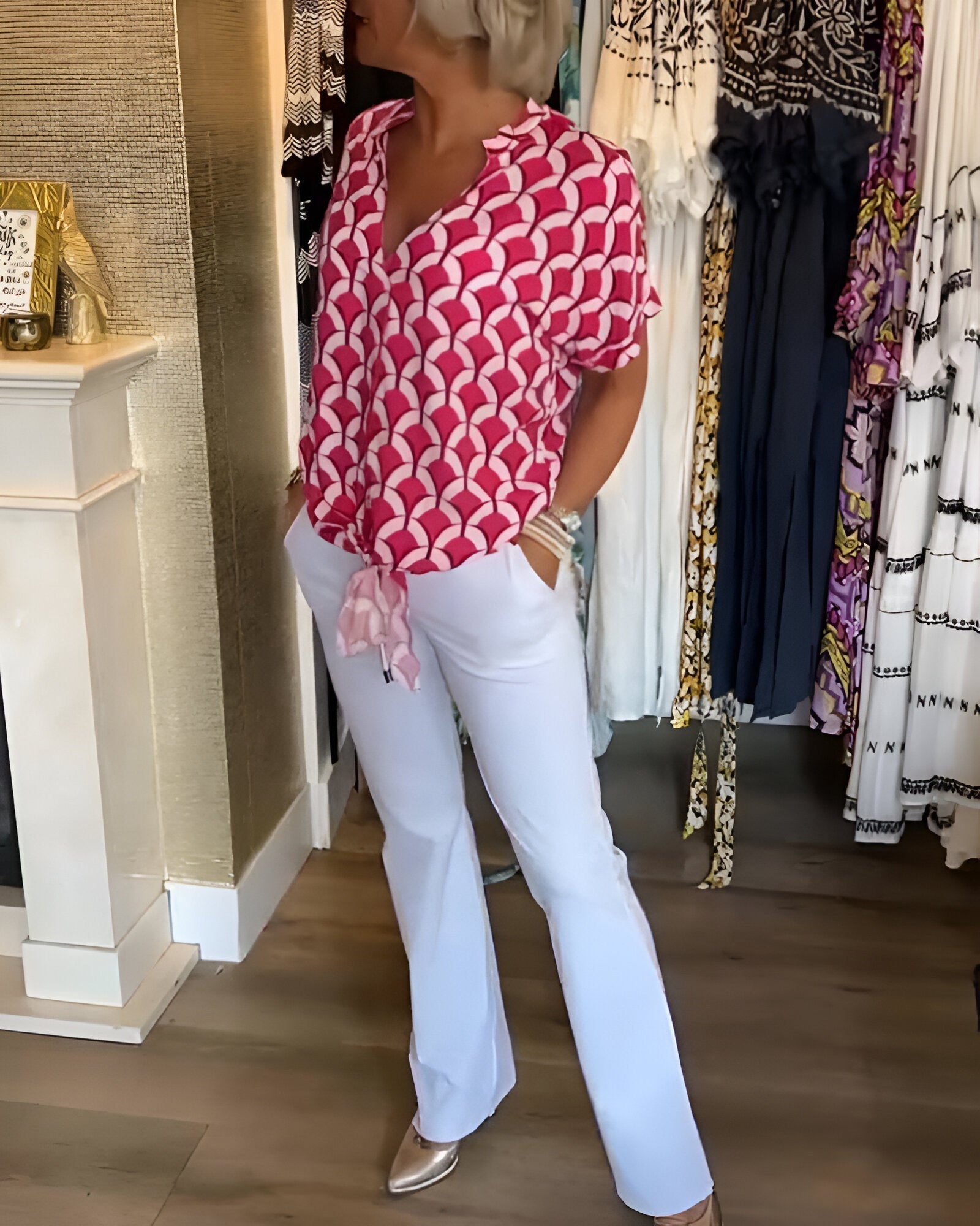 Casual Blouse for Effortless Elegance and Comfortable Style