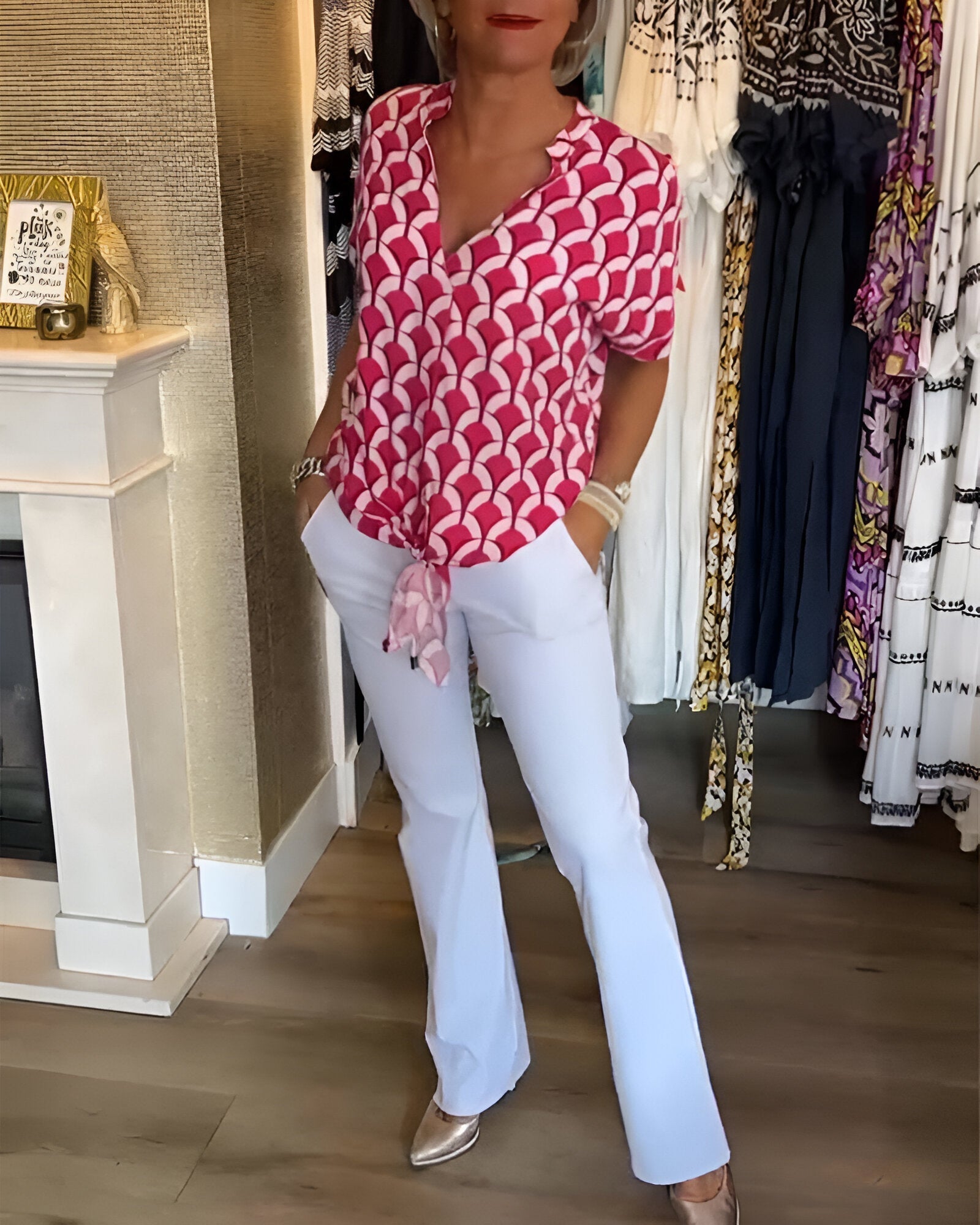 Casual Blouse for Effortless Elegance and Comfortable Style