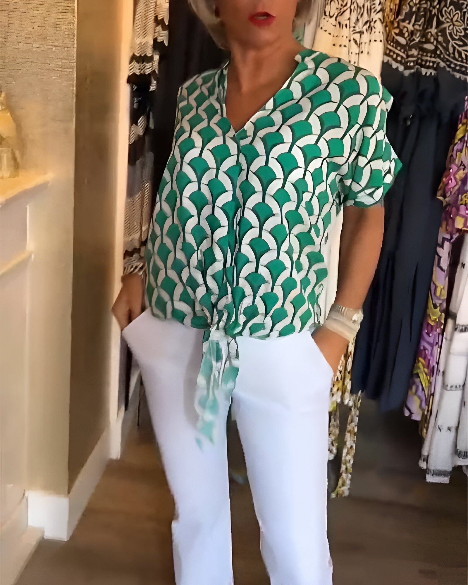 Casual Blouse for Effortless Elegance and Comfortable Style