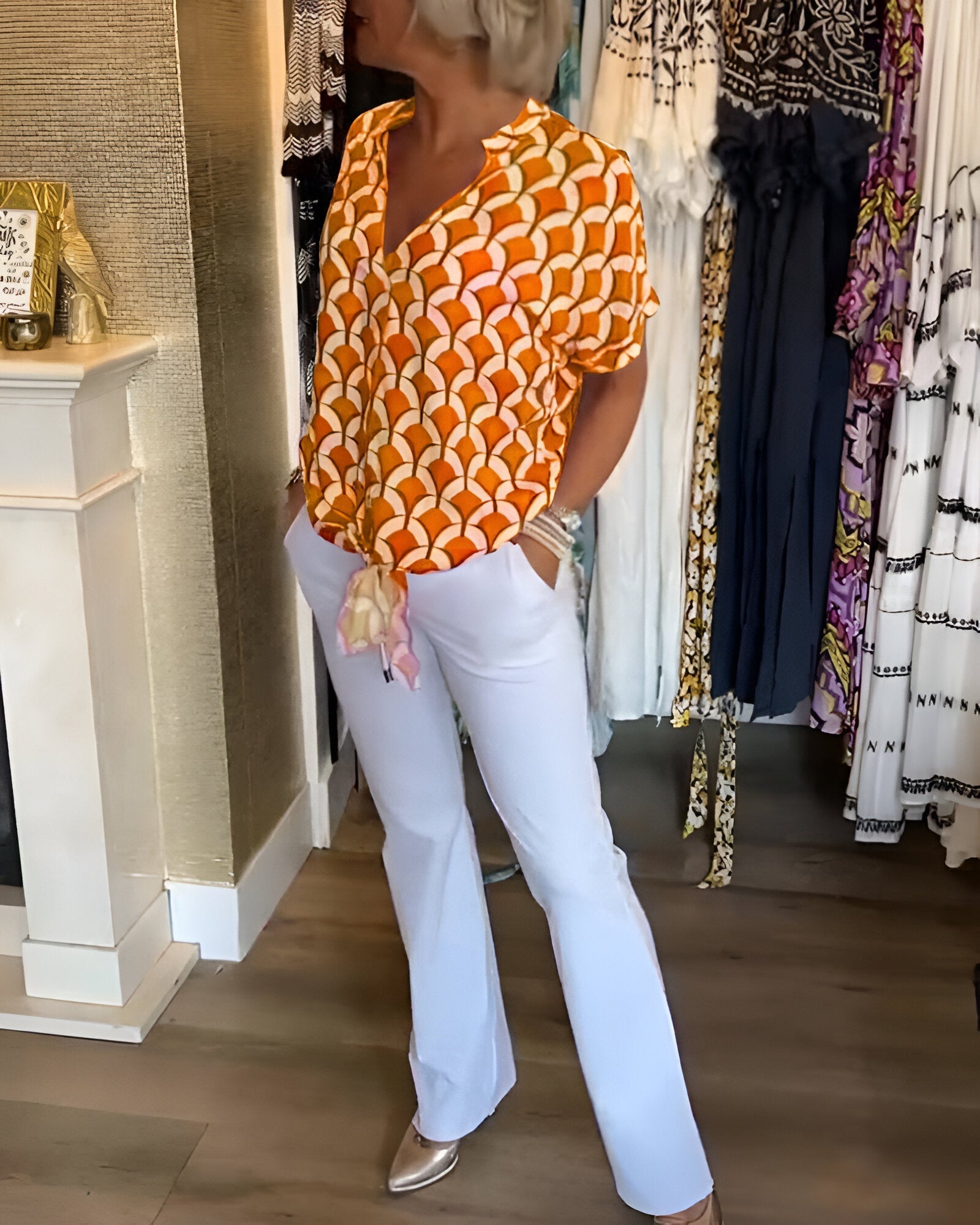 Casual Blouse for Effortless Elegance and Comfortable Style