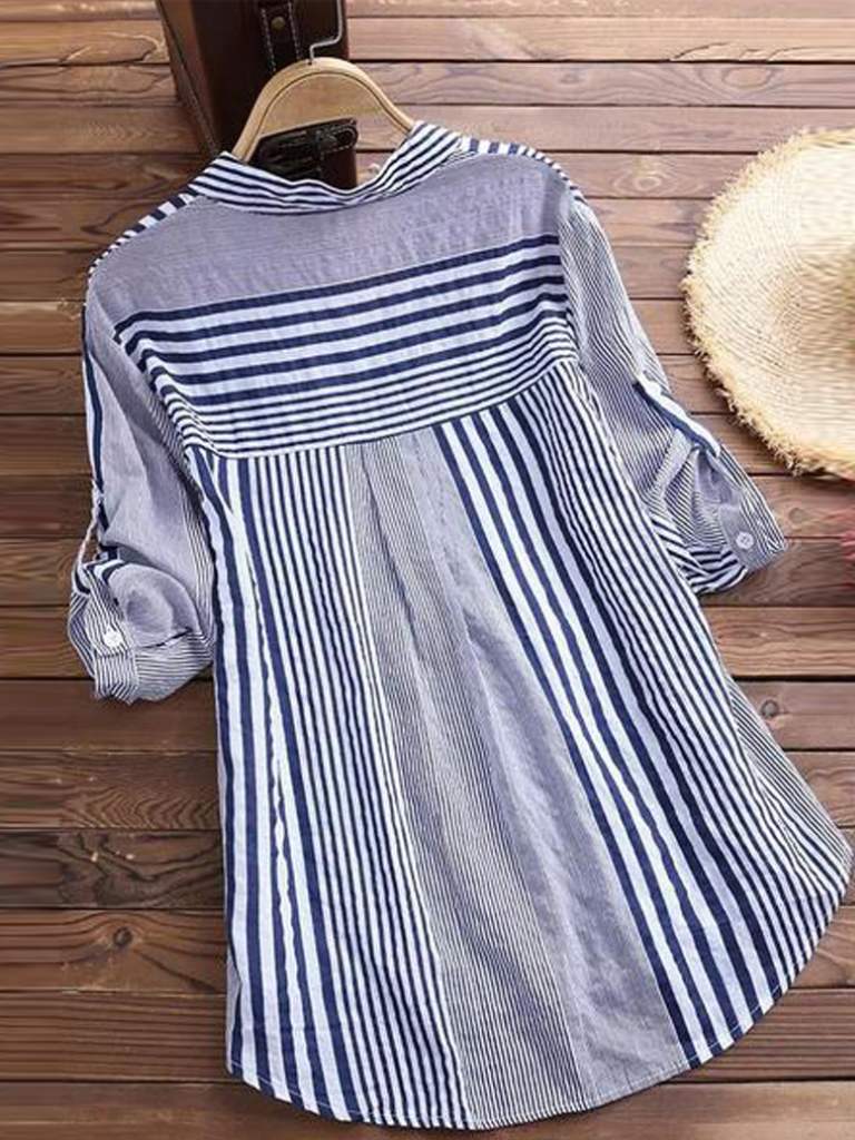 Striped Rosemarie Shirt for Effortless Style and Comfort