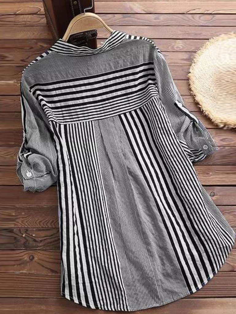 Striped Rosemarie Shirt for Effortless Style and Comfort