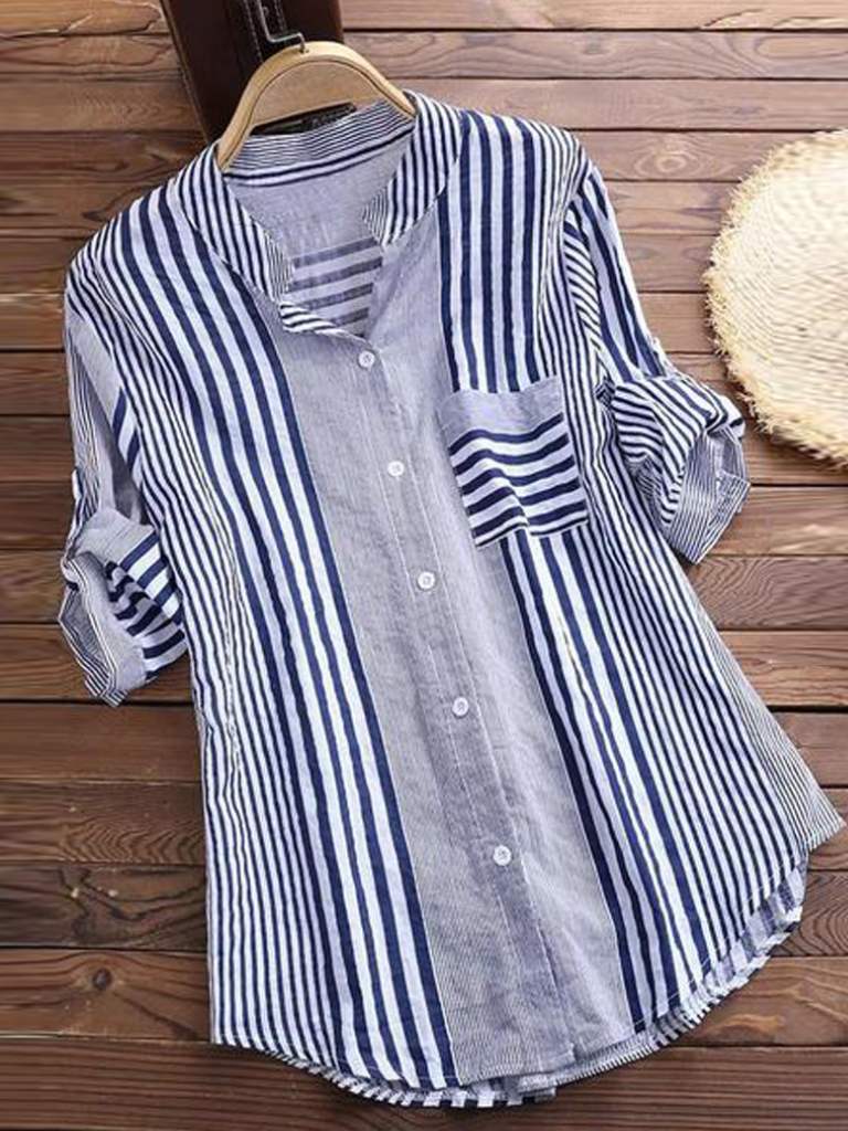 Striped Rosemarie Shirt for Effortless Style and Comfort