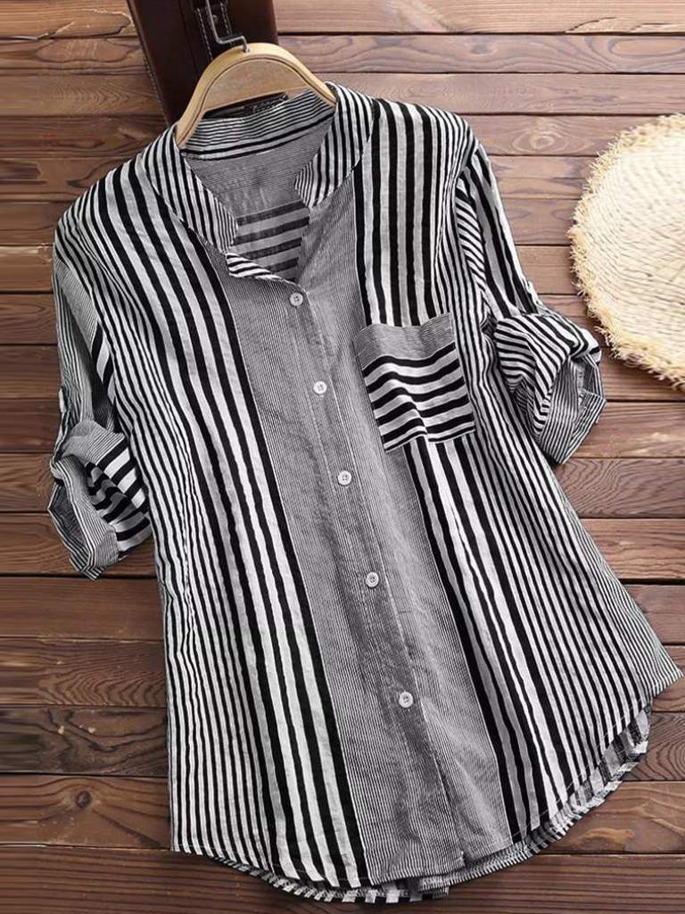 Striped Rosemarie Shirt for Effortless Style and Comfort
