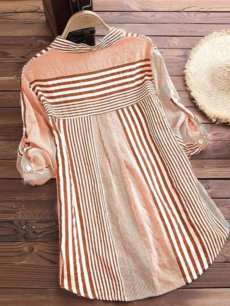 Striped Rosemarie Shirt for Effortless Style and Comfort
