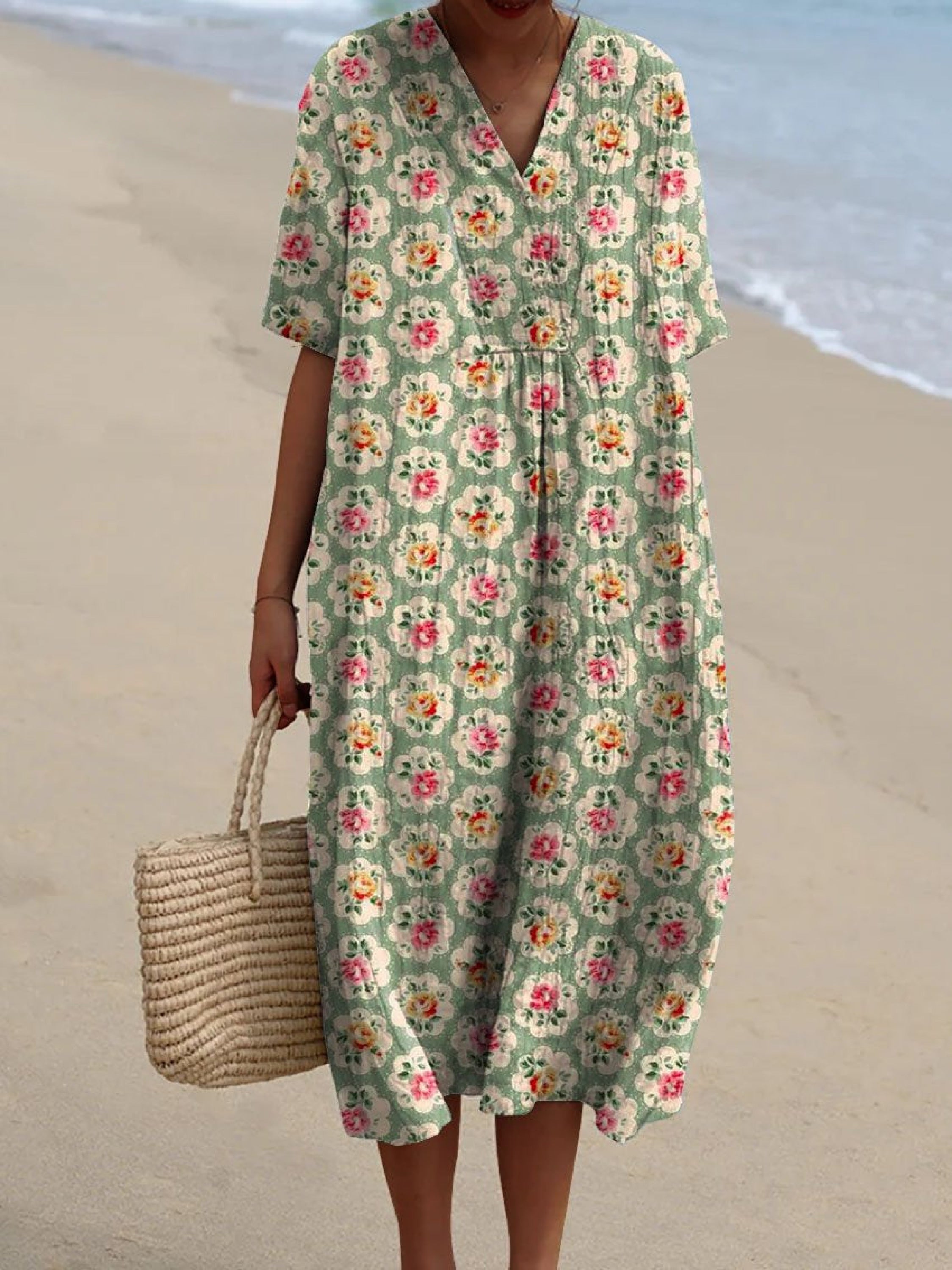 Femke Vintage Floral Dress – Fresh, Playful and Ideal For Summer